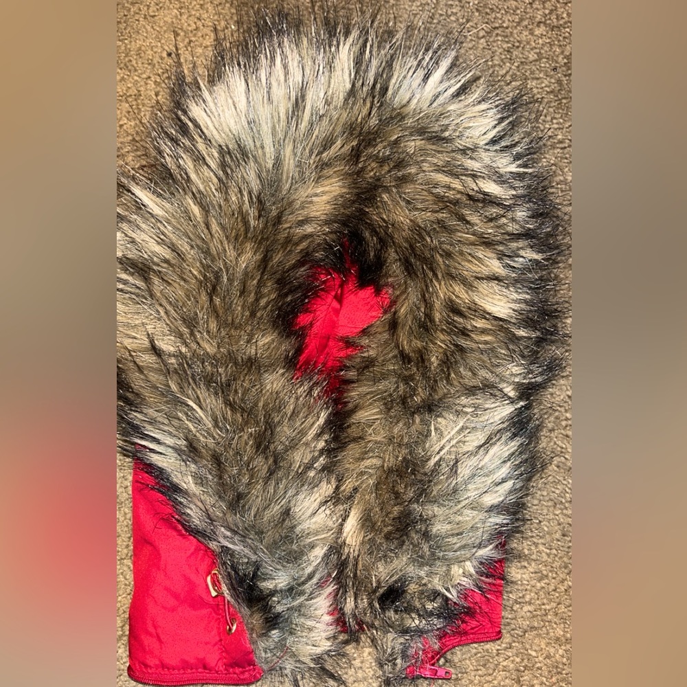 MICHAEL KORS Faux Fur Trim Down Puffer Coat - Picture 8 of 9